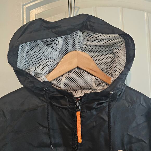 Vtg Oklahoma State University Windbreaker Jacket Men Lg OSU Cowboys Orange Black - Picture 4 of 10